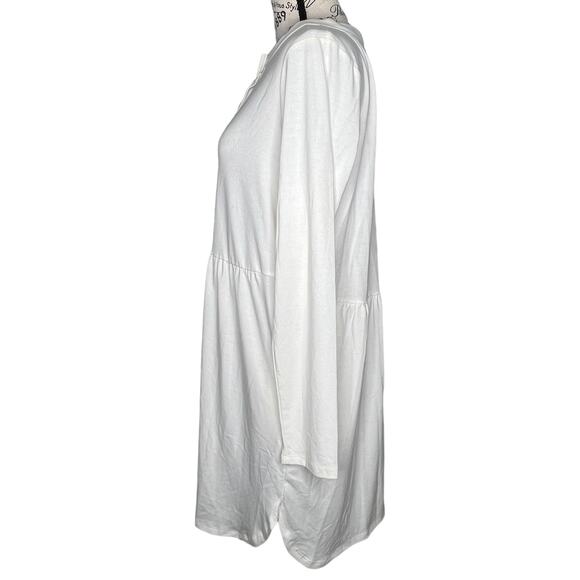 Beautiful You LARGE Boutique Cream Babydoll Button Front Cardigan Dress - Picture 3 of 10